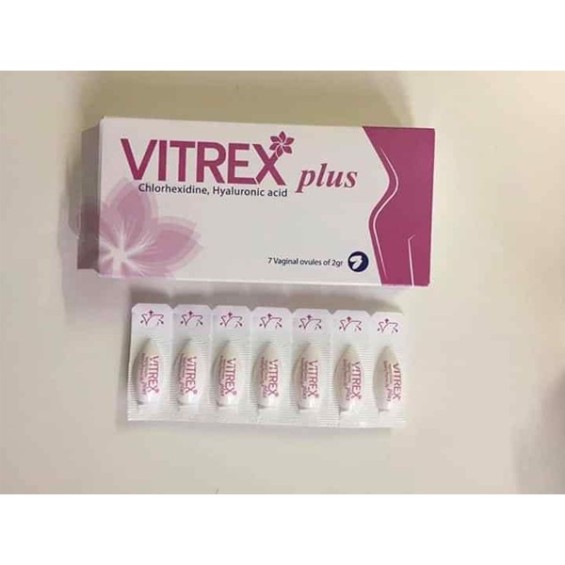 Vitrex Pluss Thuốc Đặt Giúp Điều Trị Viêm Nhiễm Âm Đạo Của Ý Hộp 2 Vỉ 7 Viên