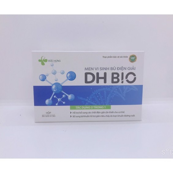 DH BIO Men Vi Sinh Bù Điện Giải Hộp 30 Gói X 5g