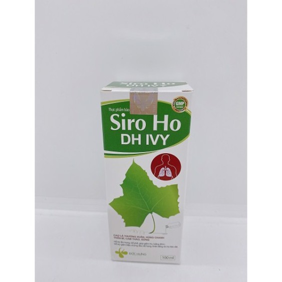 Siro ho DH IVY Hương Vị Thơm Ngon Dễ Uống lọ 100ml