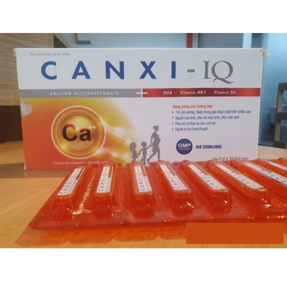 Bổ Sung Canxi Cho Trẻ, Canxi IQ Màu Trắng Ngà Đến Vàng