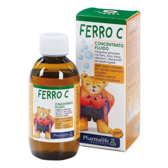 Siro Bổ Máu Fitobimbi Ferro C Bổ sung sắt kẽm, Vitamin Lọ 200ml