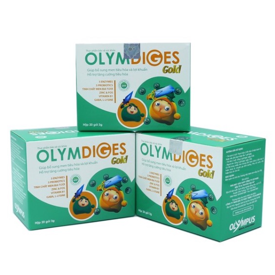 Men Tiêu Hóa Cốm Vi Sinh Olymdiges Gold hộp 20 gói