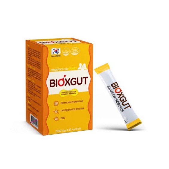 Men Vi Sinh , Men Tiêu Hoá Cho Bé BIOXGUT ( 1 Hộp =30 gói 2gram)