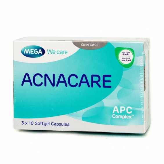 Viên Uống Ngăn Ngừa Mụn Acnacare Mega We Care 30 Viên