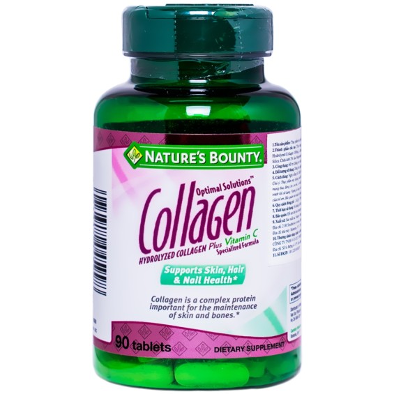 Viên Uống Đẹp Da Collagen C Nature&#039;s Bounty 90 Viên