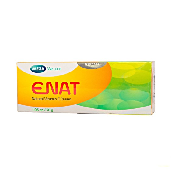 Kem Dưỡng Ẩm, Mờ Vết Nhăn Enat Natural Vitamin E Cream 30G