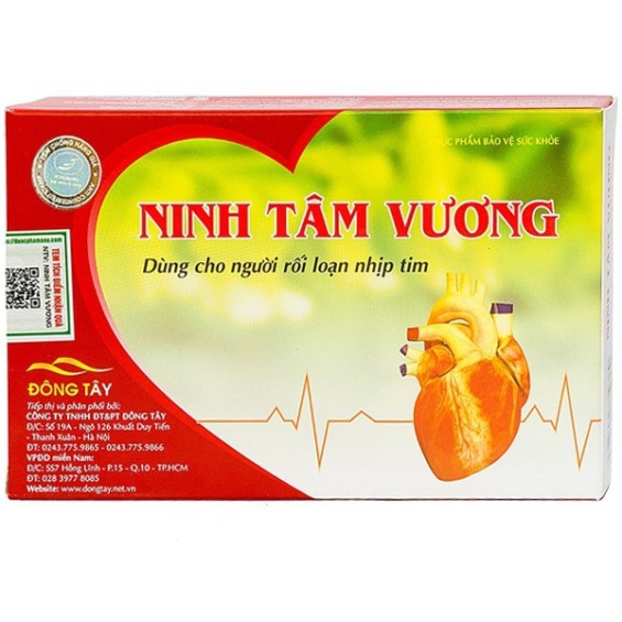 Viên Uống Cho Người Rối Loạn Nhịp Tim Ninh Tâm Vương 30 Viên