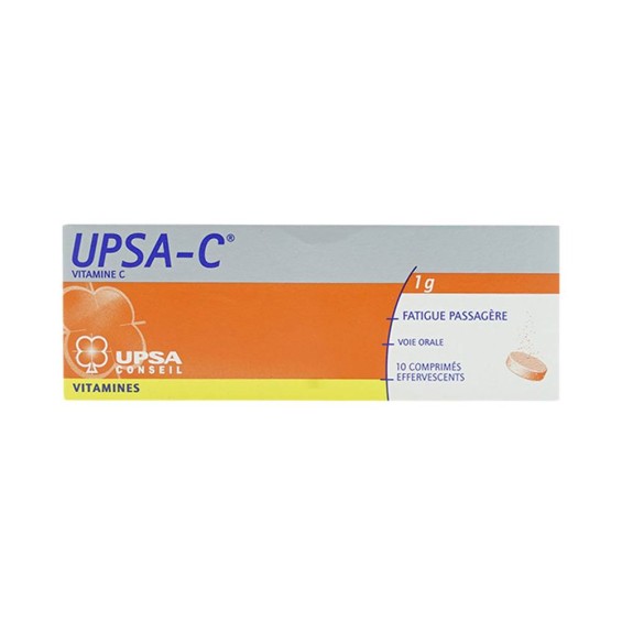 Viên Sủi Upsa-C 1000Mg Upsa Sas Phòng Và Điều Trị Cảm Tuýp 10 Viên