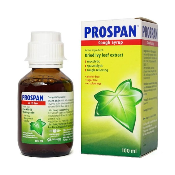 Siro Ho Prospan 100Ml Sohaco Điều Trị Viêm Phế Quản, Tiêu Đàm (Chai)