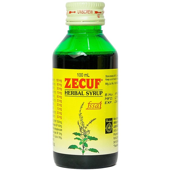 Siro Ho Thảo Dược Zecuf 100Ml