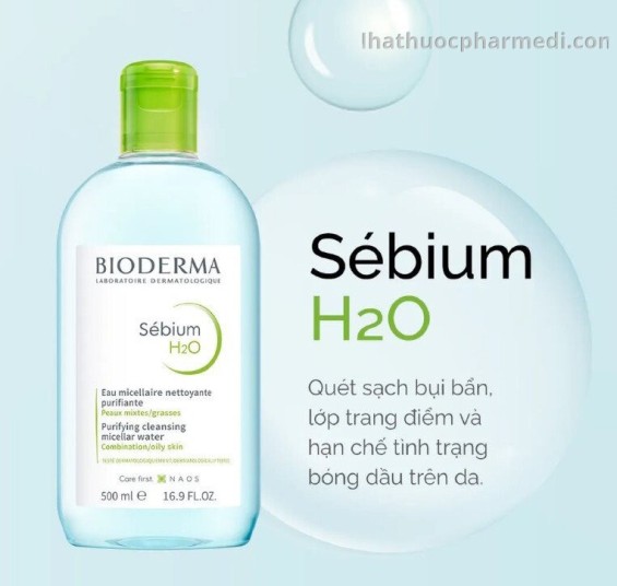 Nước Tẩy Trang Dành Cho Da Dầu Mụn Bioderma Sébium H2O 500Ml