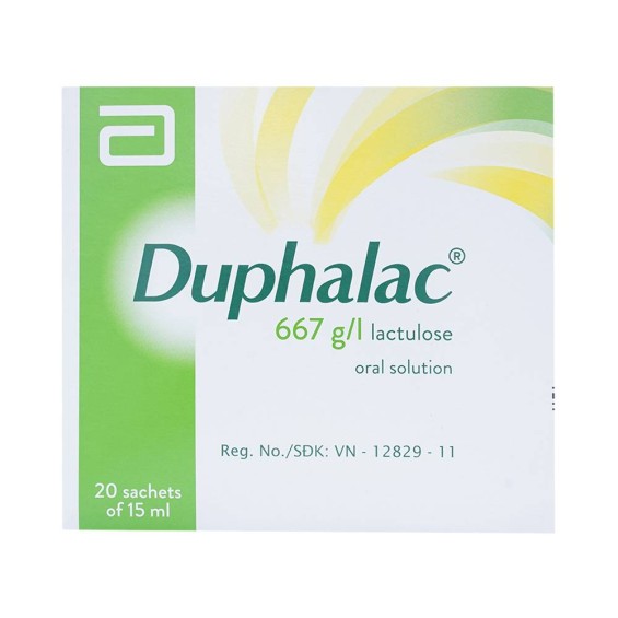 Thuốc Duphalac Abbott Trị Táo Bón, Bệnh Lý Não Do Gan Hộp 20 Gói X 15Ml