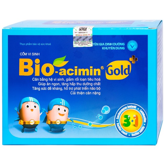 Cốm Vi Sinh Bio-Acimin Gold Meliphar Giảm Rối Loạn Tiêu Hóa 30 Gói