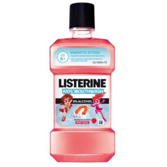 Nước Súc Miệng Trẻ Em Listerine Kids Mouthwash 250Ml