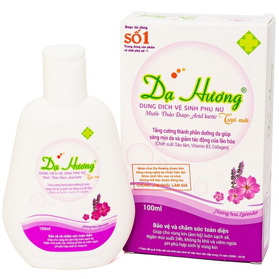 Dung Dịch Vệ Sinh Phụ Nữ Dạ Hương Lavender (100Ml)