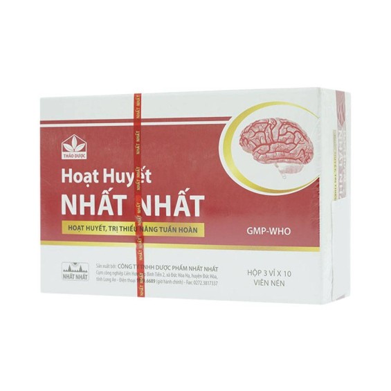 Thuốc Hoạt Huyết Nhất Nhất Trị Chứng Huyết Hư, Ứ Trệ (Hộp 30 Viên)