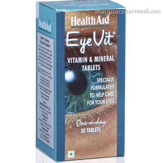 Viên Uống Bổ Sung Vitamin Cho Mắt Tốt Cho Mắt Cận, Bổ Mắt Eye Vit ( Health Aid)