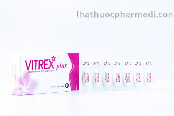 Vitrex Pluss Thuốc Đặt Giúp Điều Trị Viêm Nhiễm Âm Đạo Của Ý Hộp 1 Vỉ 7 Viên