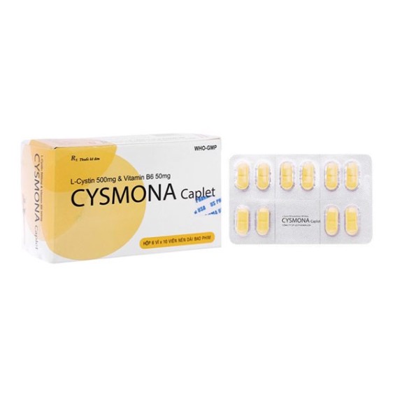 Viên Uống Khỏe Tóc Móng Cysmona 500mg Hộp 60 Viên