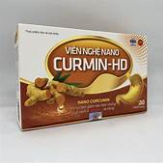 Viên Nghệ Nano Curmin-HD- Giúp Bảo Vệ Hệ Tiêu Hóa Khỏe Mạnh Hộp 30 Viên