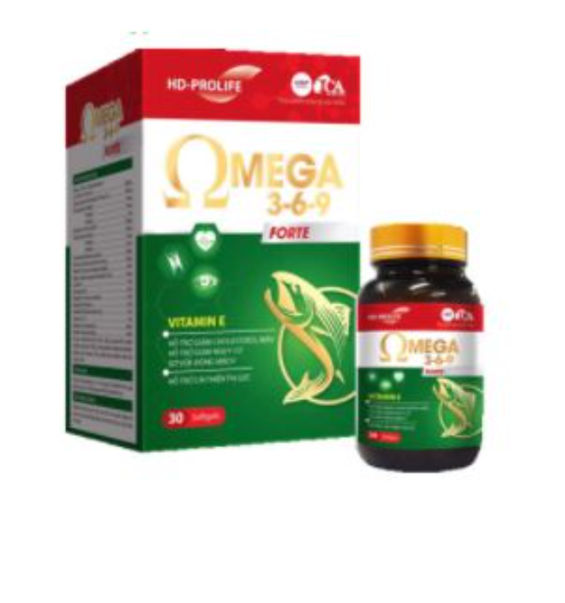 Giúp Bảo Vệ Sức Khỏe Hiệu Quả Hộp 20 Viên Omega 3-6-9 Forte HD-Prolife