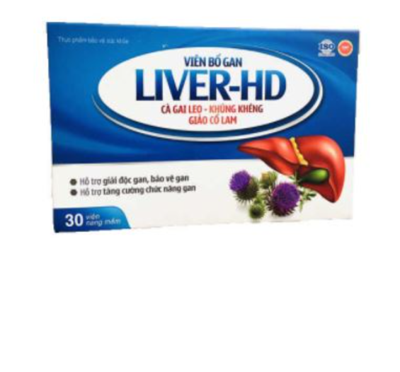 Hỗ Trợ Tăng Cường Chức Năng Gan Hiệu  Hộp 30 Viên, Viên Bổ Gan Liver-HD