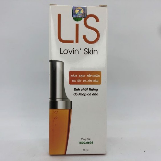 Tinh Chất Thông Đỏ Pháp Dưỡng Da Mờ Thâm Nám Lis Lovin' Skin 30Ml