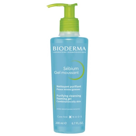 Gel Rửa Mặt Bioderma Dành Cho Da Dầu & Hỗn Hợp Sébium Gel Moussant 200ml