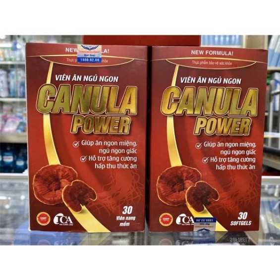 Canula Power - Viên Uống Giúp Ăn Ngon, Ngủ Ngon Hiệu Quả Hộp 30 Viên