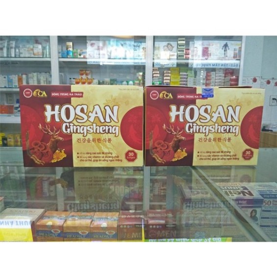 Hosan Gingsheng - Giúp Tăng Cường Sức Khỏe Hiệu Quả Hộp 30 Viên