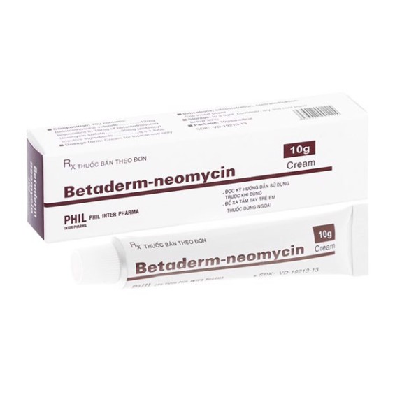 Kem Bôi Betaderm Neomycin Điều Trị Bệnh Viêm Da Tuýp 10gr