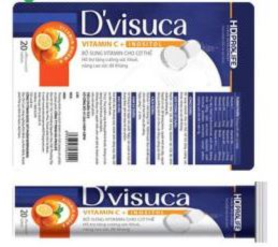 D’visuca - Hỗ Trợ Tăng Cường Sức Đề Kháng Hiệu Quả Cho Cơ Thể Hộp 20 Viên