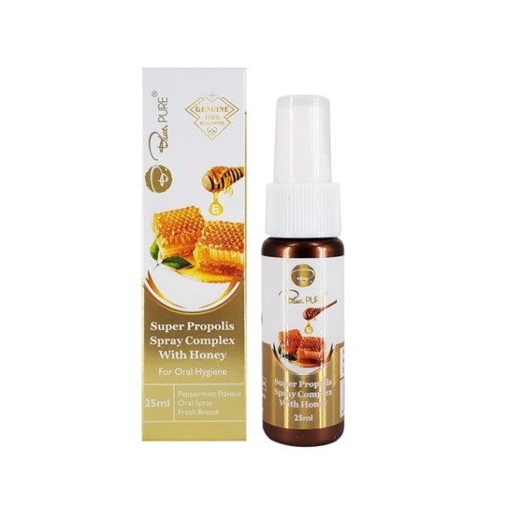 Xịt Họng Thơm Miệng Blue.pure Super Propolis Spray Complex With Honey (25ml)