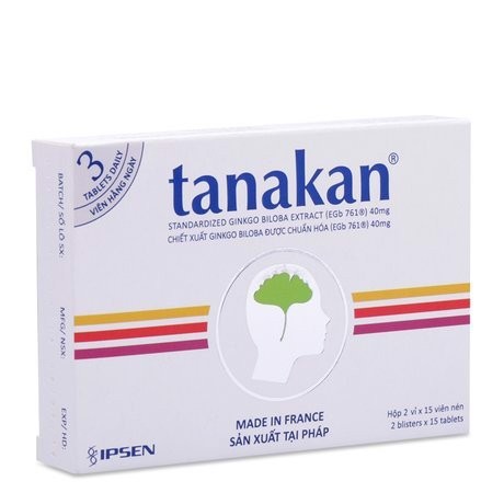 Bổ Não Tanakan hộp 30 viên