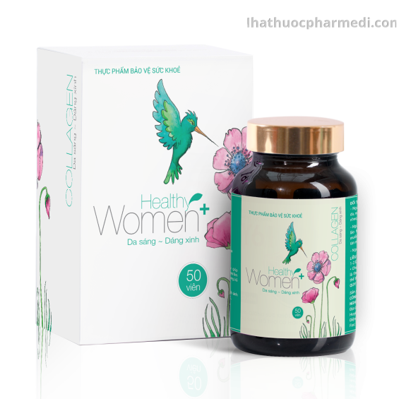 Viên Uống Bổ Sung Collagen Health Women+ lọ 50 viên