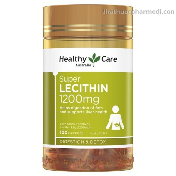 Mầm Đậu Nành Healthy Care Super Lecithin 1200mg 100 Viên