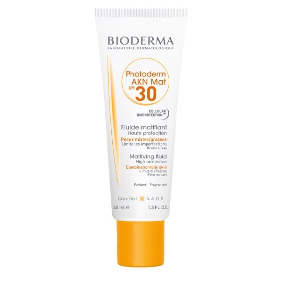 Kem Chống Nắng Bioderma Dành Cho Da Dầu, Mụn Photoderm AKN Mat SPF30 40ml