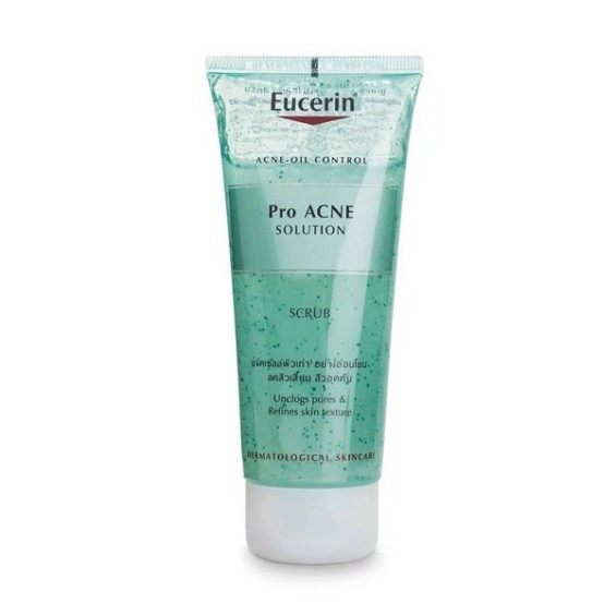 Tẩy Tế Bào Chết Có Hạt Mịn Eucerin ProAcne Scrub Tuýp 100ml