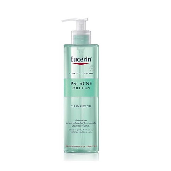 Gel Rửa Mặt Làm Sạch Dành Cho Da Nhờn Mụn Eucerin Pro Acne Cleansing Gel Chai 400ml