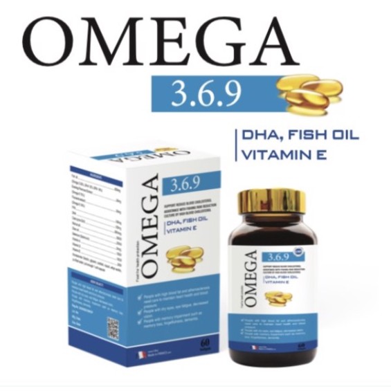 Viên Uống Dầu Cá Omega 3.6.9 France Hộp 60 Viên