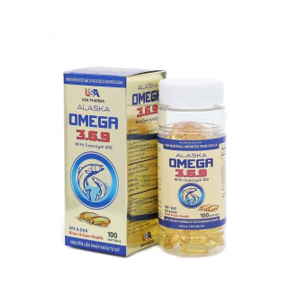 Alaska Omega 369 - Bổ Não, Tăng Cường Thị Lực, Giảm Nguy Cơ Mắc Bệnh Tim Mạch 100 viên