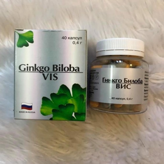 Viên Bỗ Não Ginkgo Biloba – Vis Hộp 40 Viên