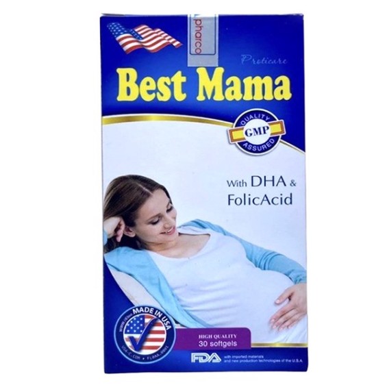 Viên Uống Best Mama  Germany Hộp 30 Viên