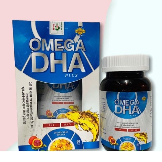 Viên Dầu Cá Omega DHA Plus 60 Viên