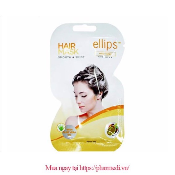 Kem Ủ Tóc Óng Mượt Ellips Hair Mask Smooth & Shinnny