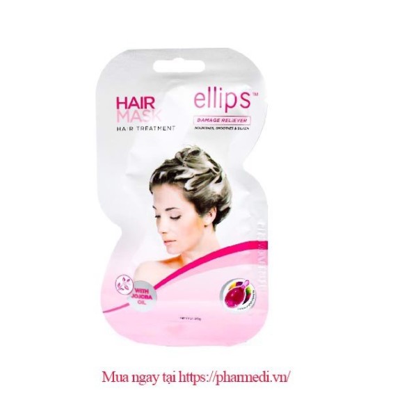 Kem Ủ Tóc Phục Hồi Hư Tổn Ellips Hair Mask Hair Treatment 20G