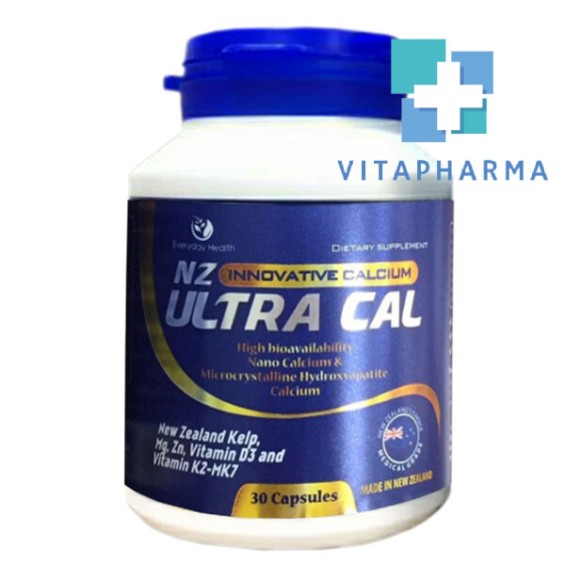 Viên Uống Bổ Sung Canxi Hữu Cơ NZ-ULTRA CAL ( Nhập Khẩu New Zealand) 30 viên