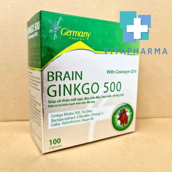 Viên Uống Dưỡng Não Gink Max Germany Hộp 60 Viên