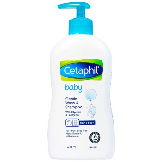 Sữa Tắm Gội Cetaphil 400Ml Baby Gentle Wash & Shampoo