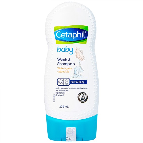 Sữa Tắm Gội 230Ml Cetaphil  Trẻ Em Tinh Chất Hoa Cúc